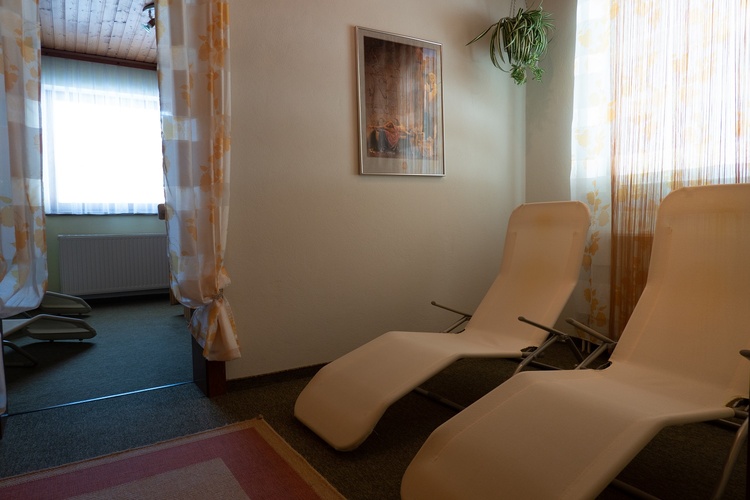 Finnische Sauna, Ruheraum, Duschraum