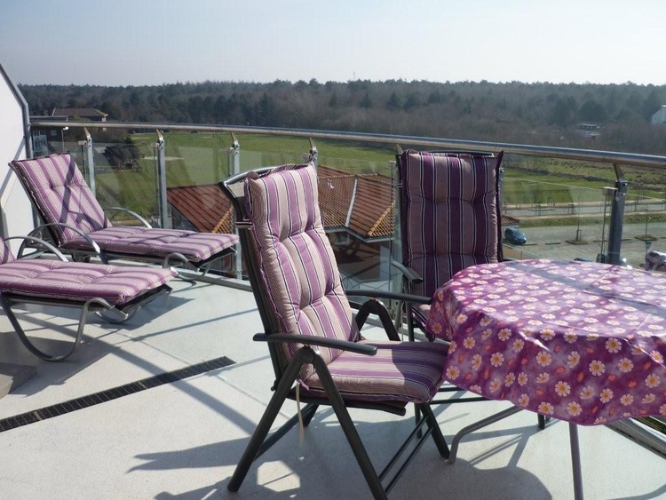 Dachterrasse mit Seeblick
