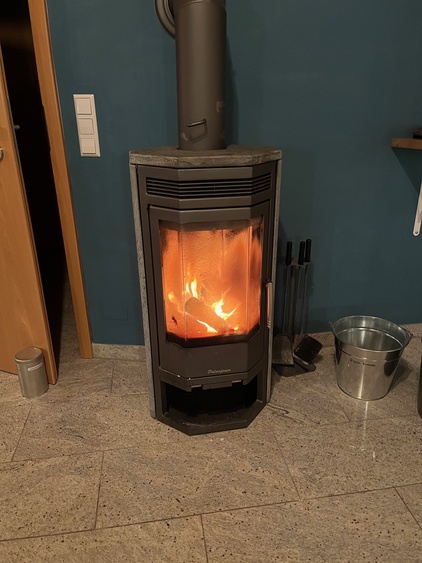 wood-burning stove