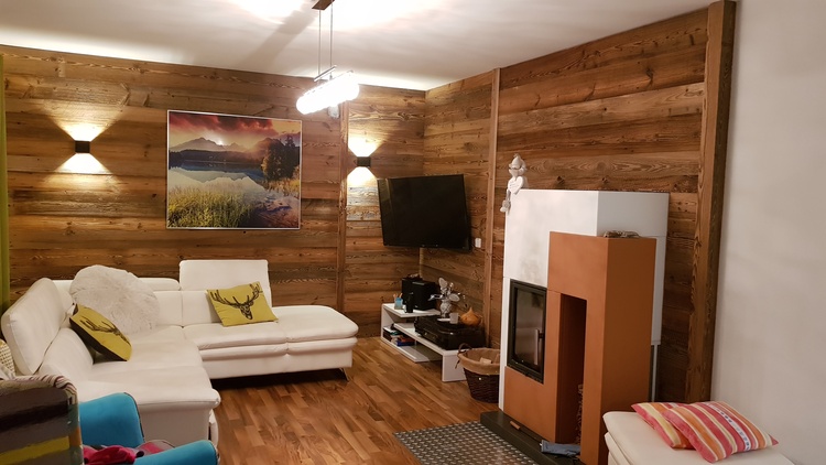 Wohnzimmer, infrarotheizung Wlan, TV,ausziehbares Sofa