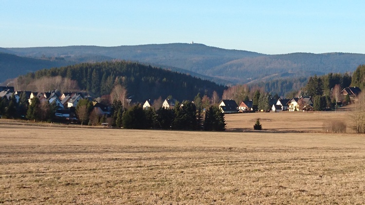 Blick zum Auersberg