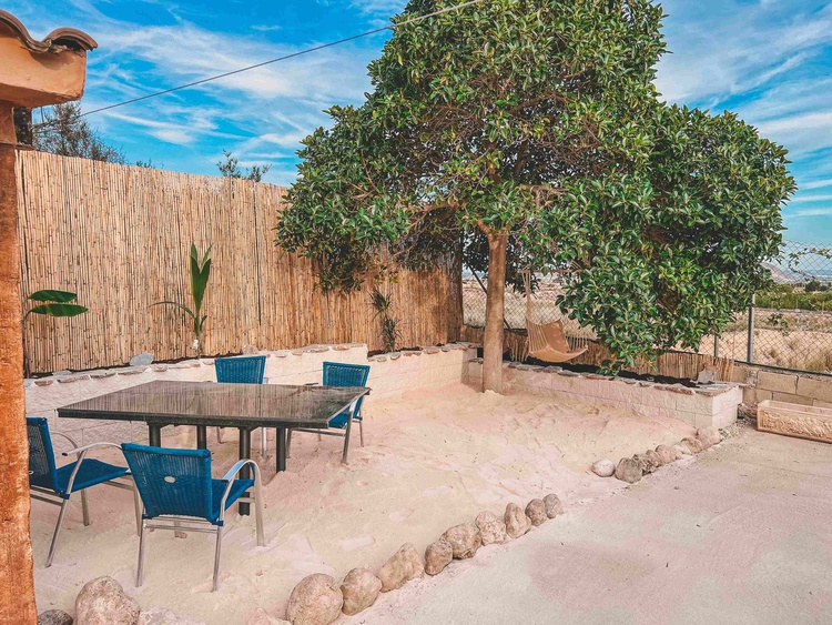 Beach Ecke mit Hängesessel