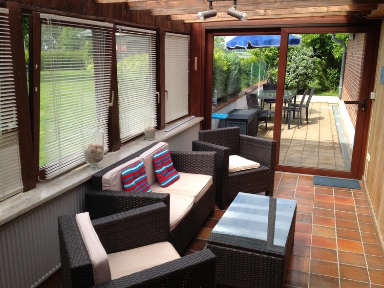 Wintergarten und Terrasse