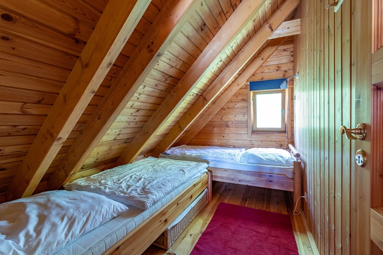 Schlafzimmer mit 2 Einzelbetten