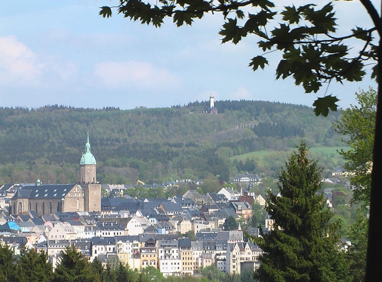 Annaberg mit Pöhlberg