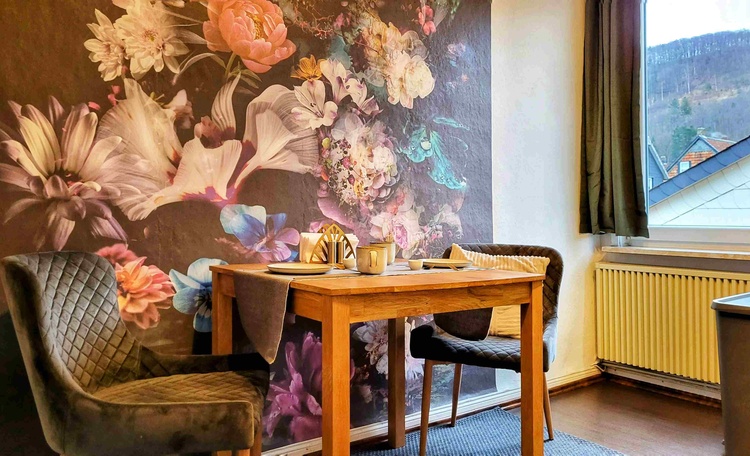 zusätzlicher Frühstückstisch der kurzen Wege