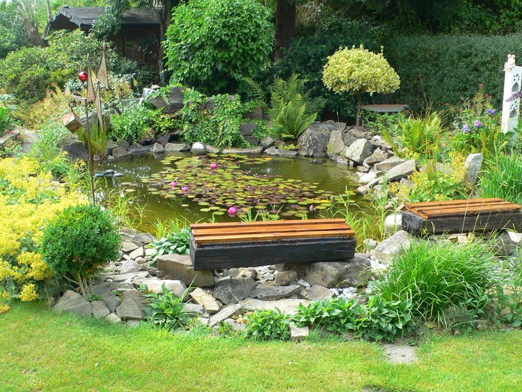 Ihr Sitzplatz am Teich