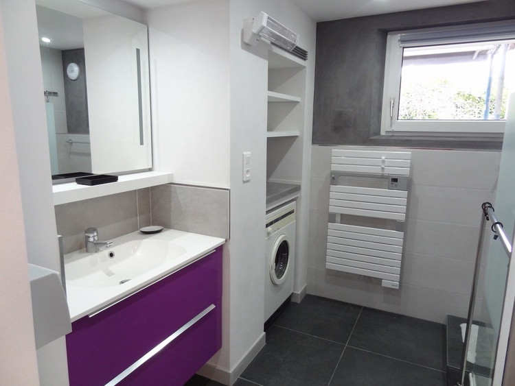 Badezimmer des Ferienhaus Elisa im Elsaß