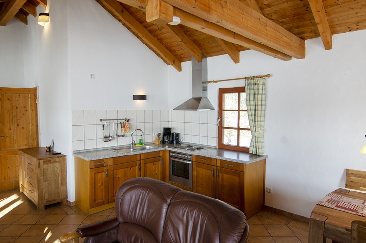 offene Küche Ferienhaus Mondschein