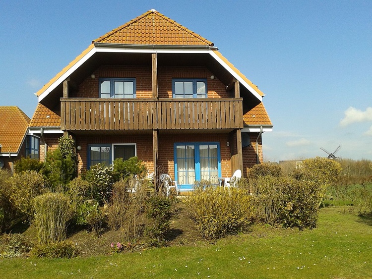 Sie wohnen oben links