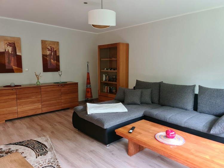 gemütliches Wohnzimmer, Ferienwohnung "Erika" Rees