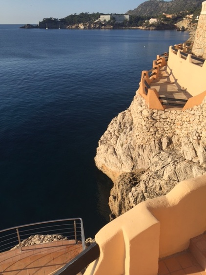 die Sonnenterrassen in der Anlage