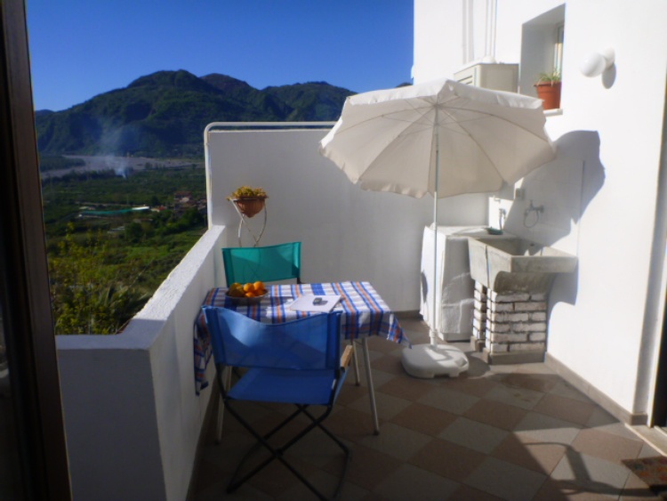 kleine Terrasse in der piccola