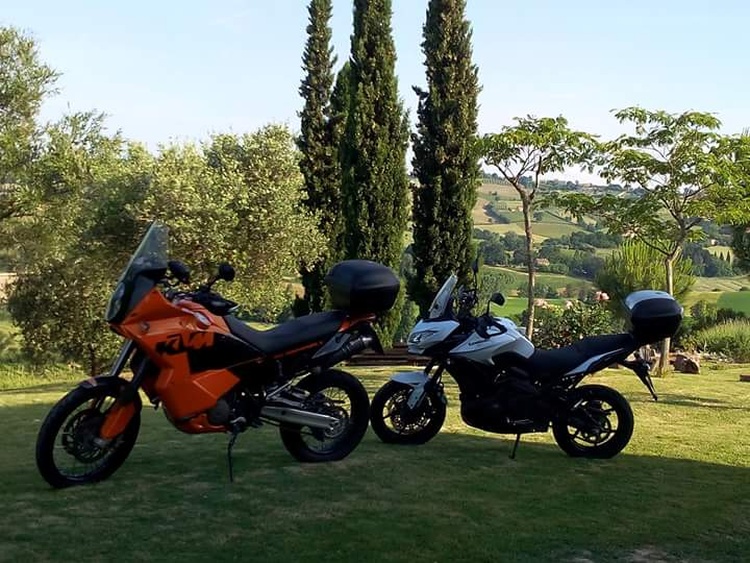 Motorradfahren - ideal in den Marken