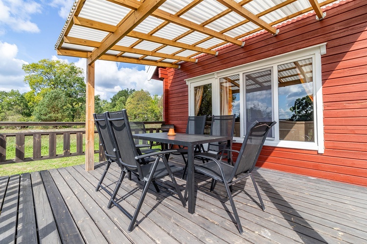 Überdachte Terrasse