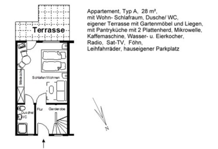 Grundriss Appartement