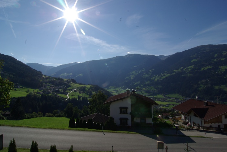 Bergblick vom Balkon aus