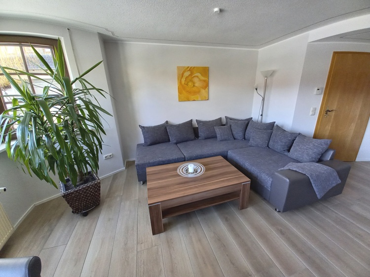 Wohnzimmer mit Schlafcouch