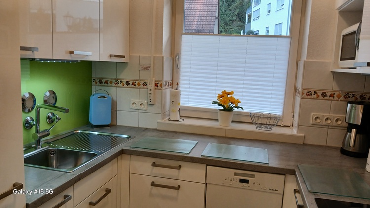 Küche mit Geschirrspüler