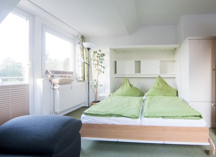 komfortables Doppelschrankbett