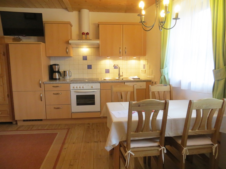 Wohnschlafraum mit Küche, Kabel-Flat TV