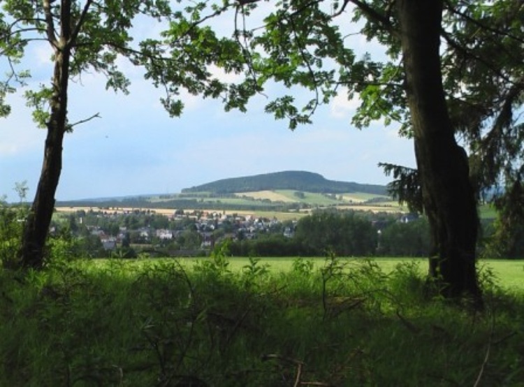 Crottendorf mit dem Scheibenberg