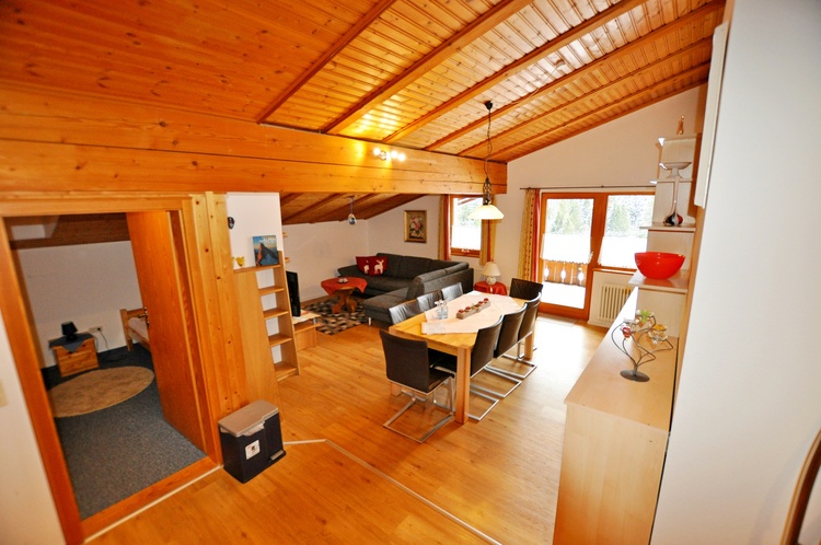 Die Suite "Bergblick" mit einer Belegung bis 8 Personen