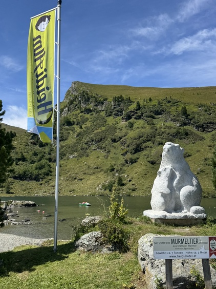 Falkertsee mit Murmeltier