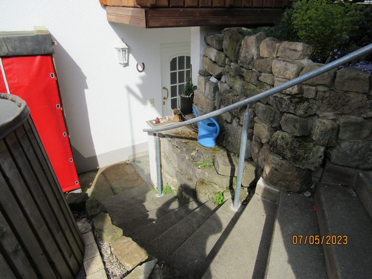 Treppe zur Feriewohnung