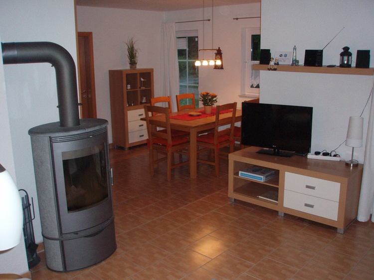 Eßecke im Wohnzimmer