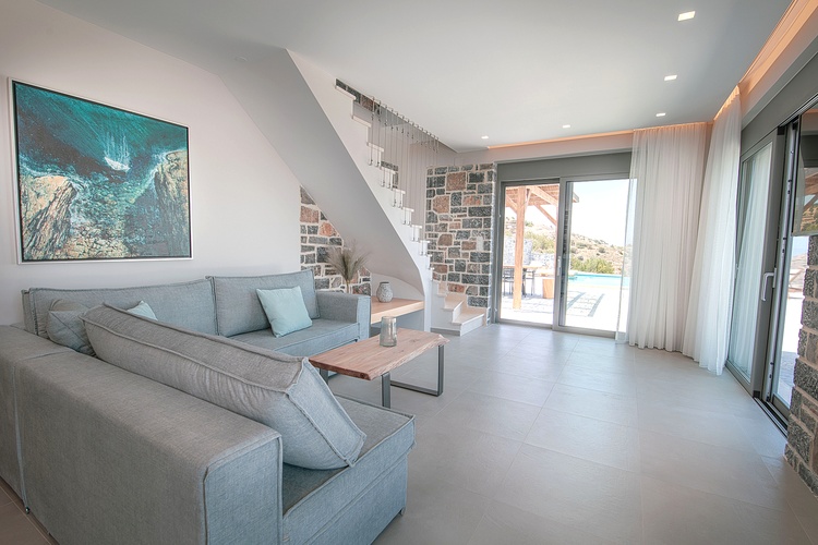Ferienhaus Mochlos, Kreta Natursteinhaus 6 mit Pool Ferienwohnung ...