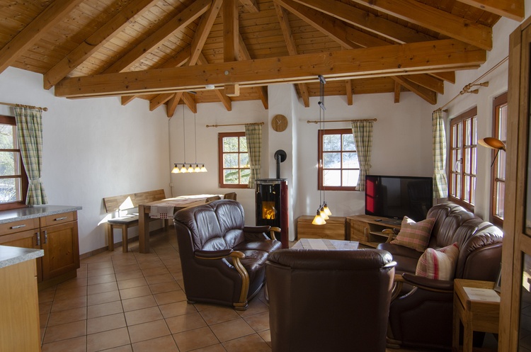 Wohnzimmer Ferienhaus Mondschein Wohnzimmer Ferienhaus Mondschein