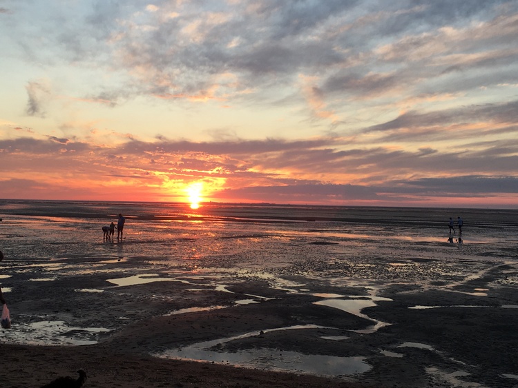 Sonnenuntergang Cuxhaven / Duhnen